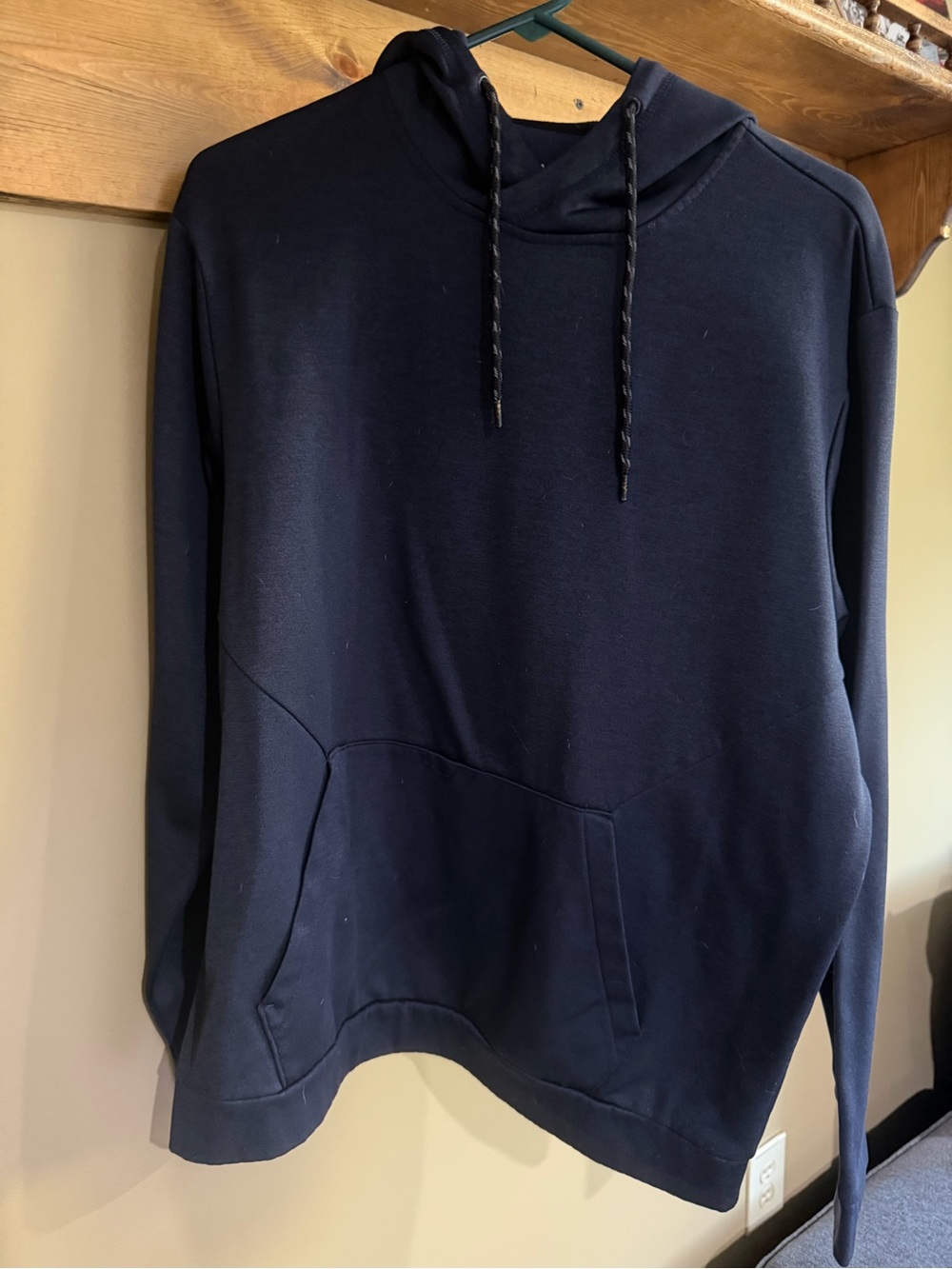 Ideology Men's Navy Crewneck Hoodie Sweatshirt